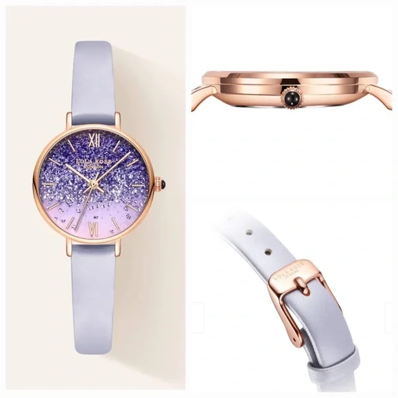 Lola Rose Gradient Sparkle Amethyst Watch Lola Rose | Accessories | Lola Rose Gradient Sparkle  main image 2